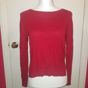 Small red theory sweater